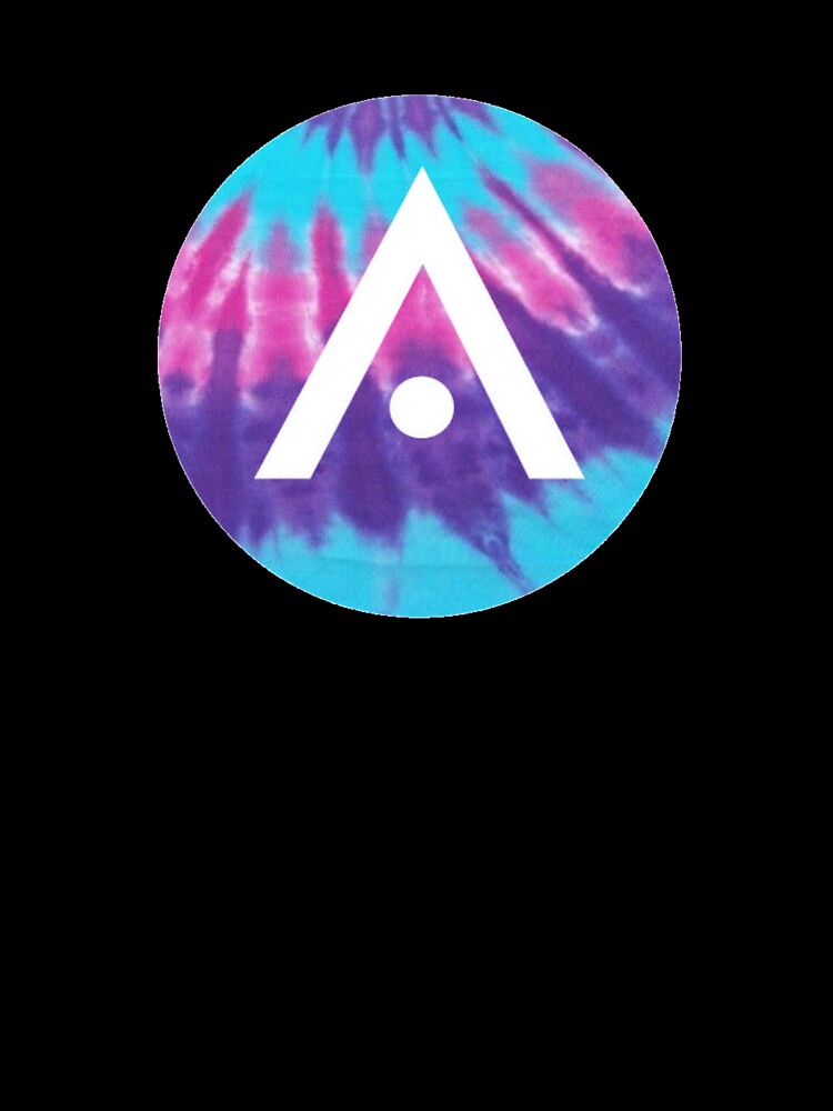 Blue Pink and Purple Tie Dye Aveda Logo by Dalaura