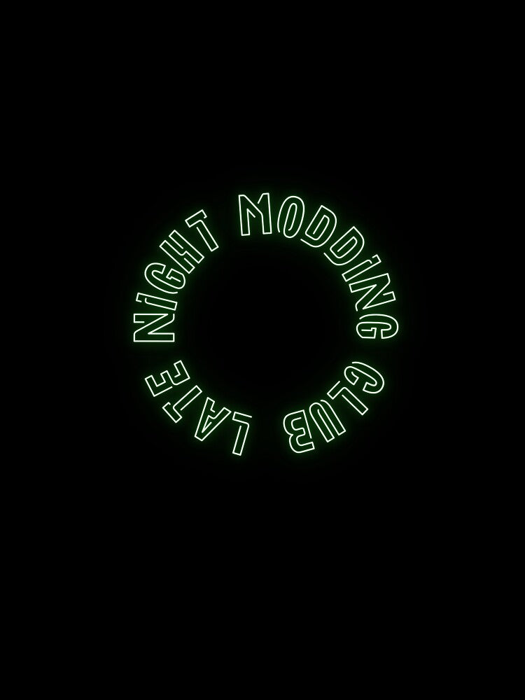 Copy of Late Night Modding Club - Neon Keyboard Badge by ThockStation