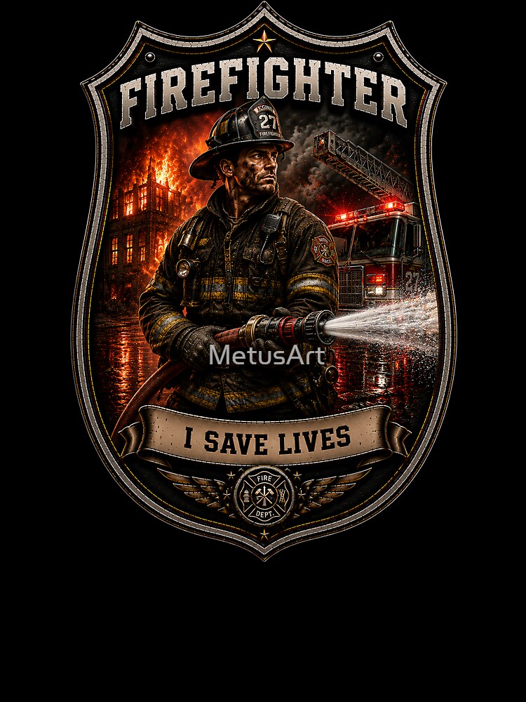SuperDad - Firefighter by MetusArt