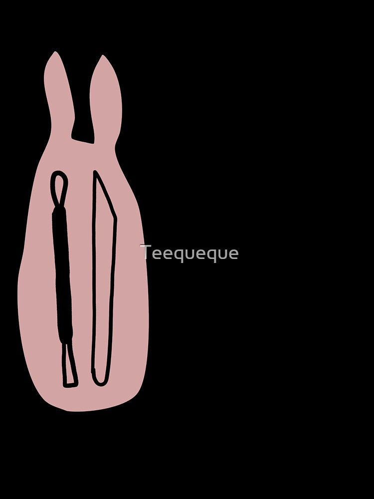 Bunnies and Pottery by Teequeque