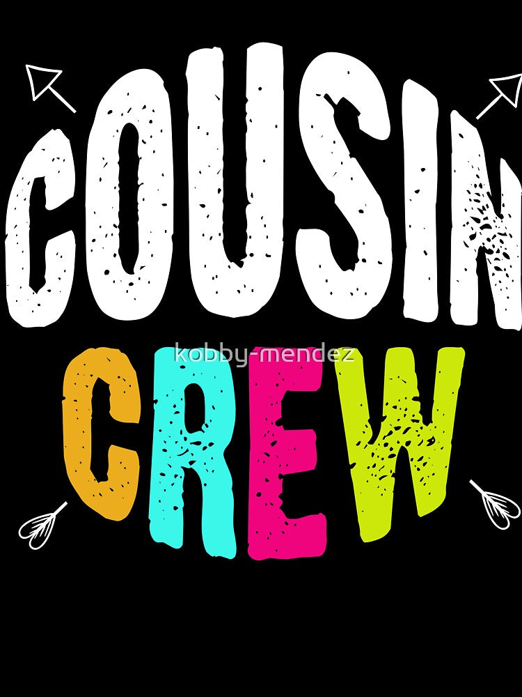 Crazy Cousin Crew Tshirt For Kids by kobby-mendez