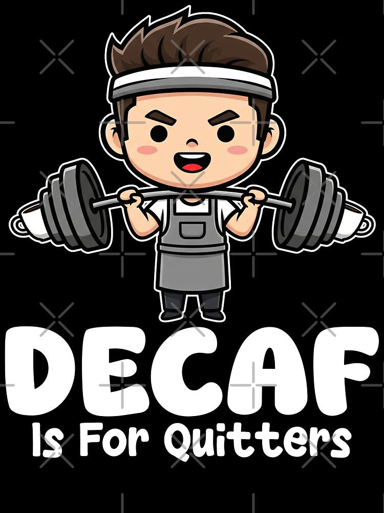 DECAF IS FOR QUITTERS - BARISTA GIFT by KEF Custom