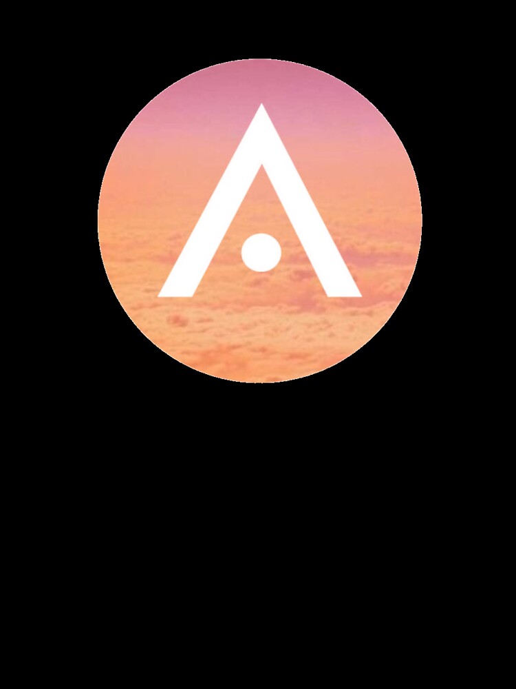Pink Sky Orange Clouds Aveda Logo by Dalaura
