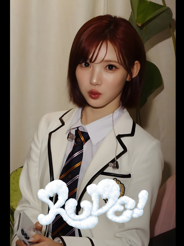 Hearts2Hearts Jiwoo Rude K-pop Aesthetic Collectible Merch by Valereekmerch