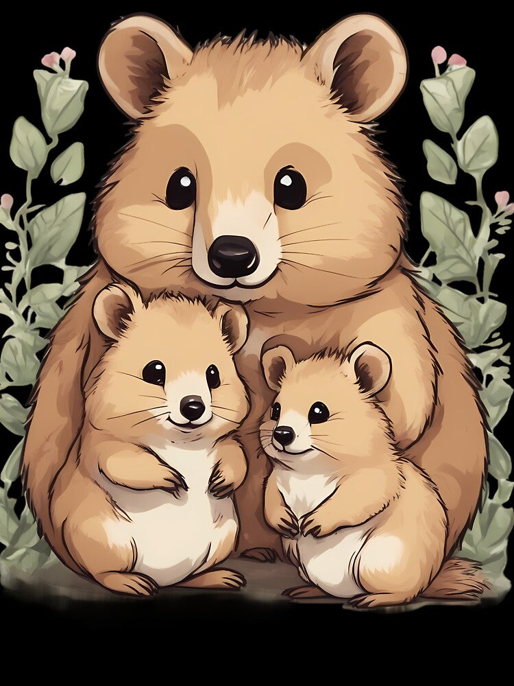 Quokka Happy Family by macadolie