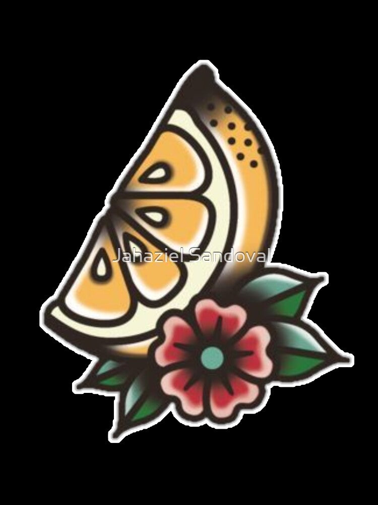 Lemon Traditional Tattoo by Jahaziel Sandoval