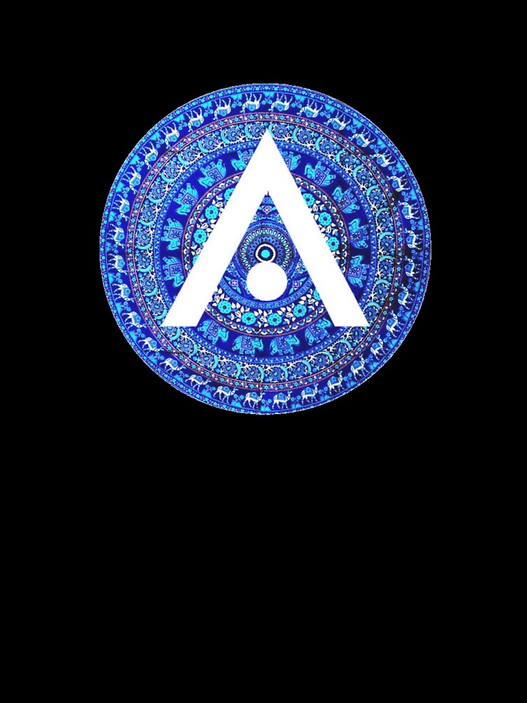 Blue Boho Aveda Logo by Dalaura
