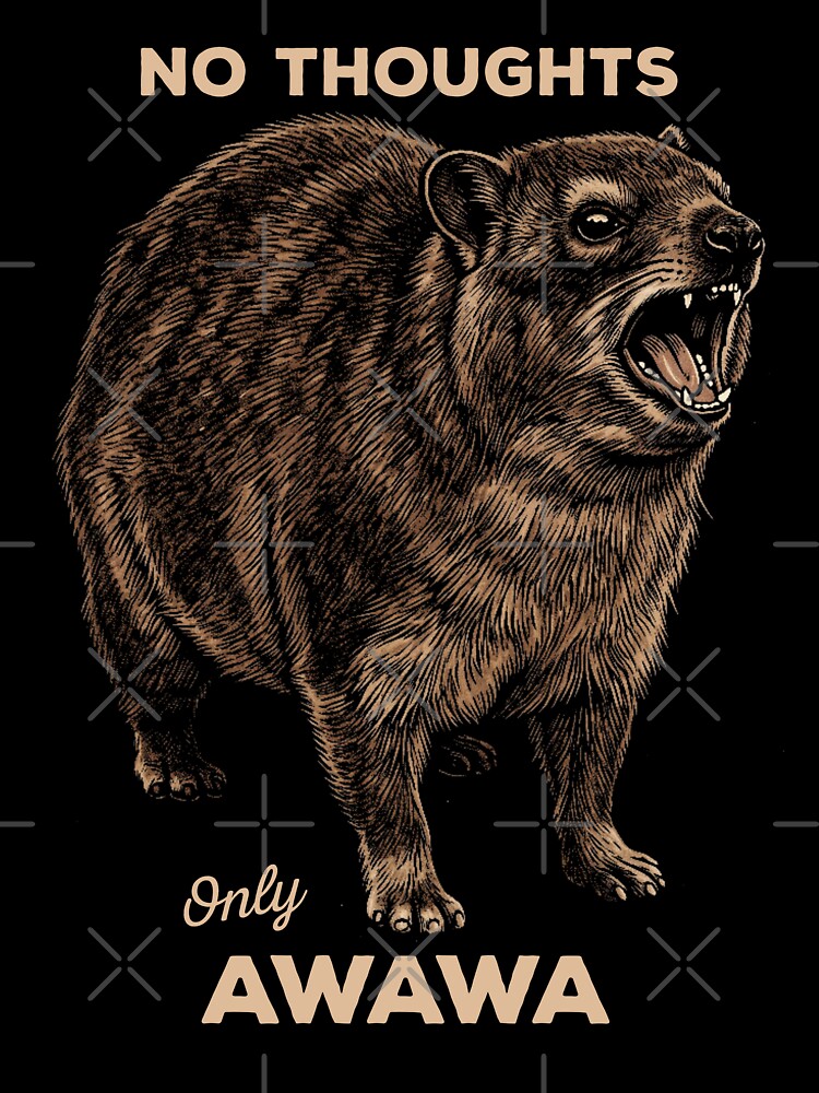 No Thoughts Only Awawa Screaming Rock Hyrax by d247