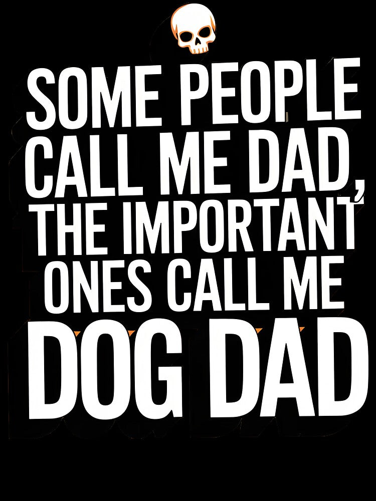 Dog Dad Halloween Art | Bold and Proud Pet Lover Design by AnnDesignStudio