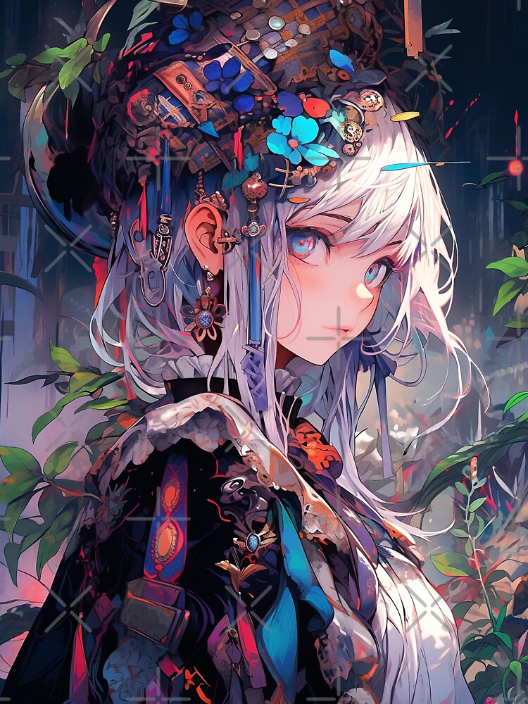 Anime girl poster by iWallGlow