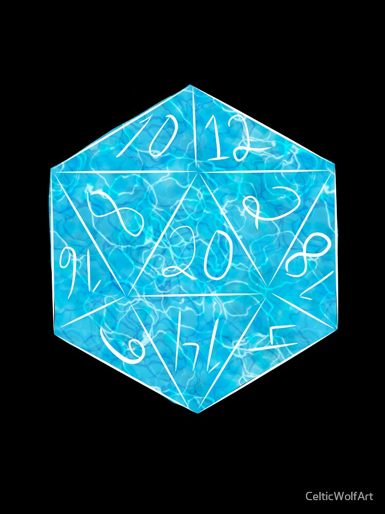 Ocean D20 by CelticWolfArt
