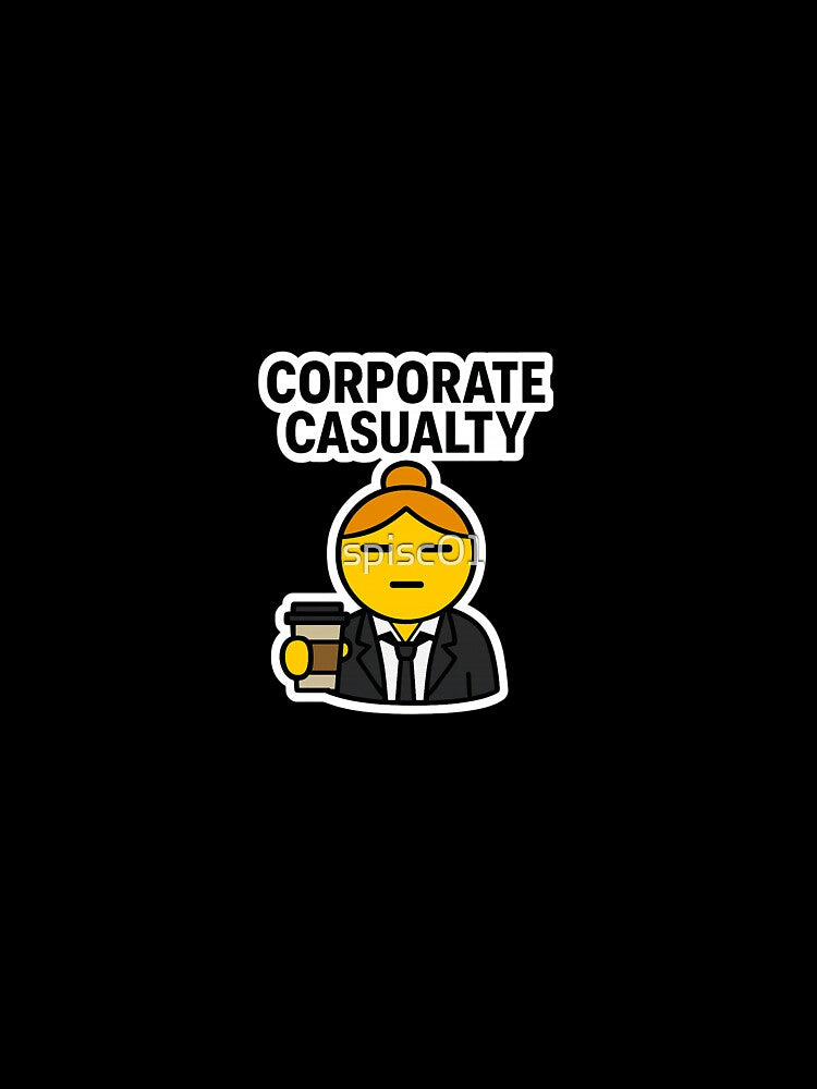 Corporate Casualty Sticker by spisc01