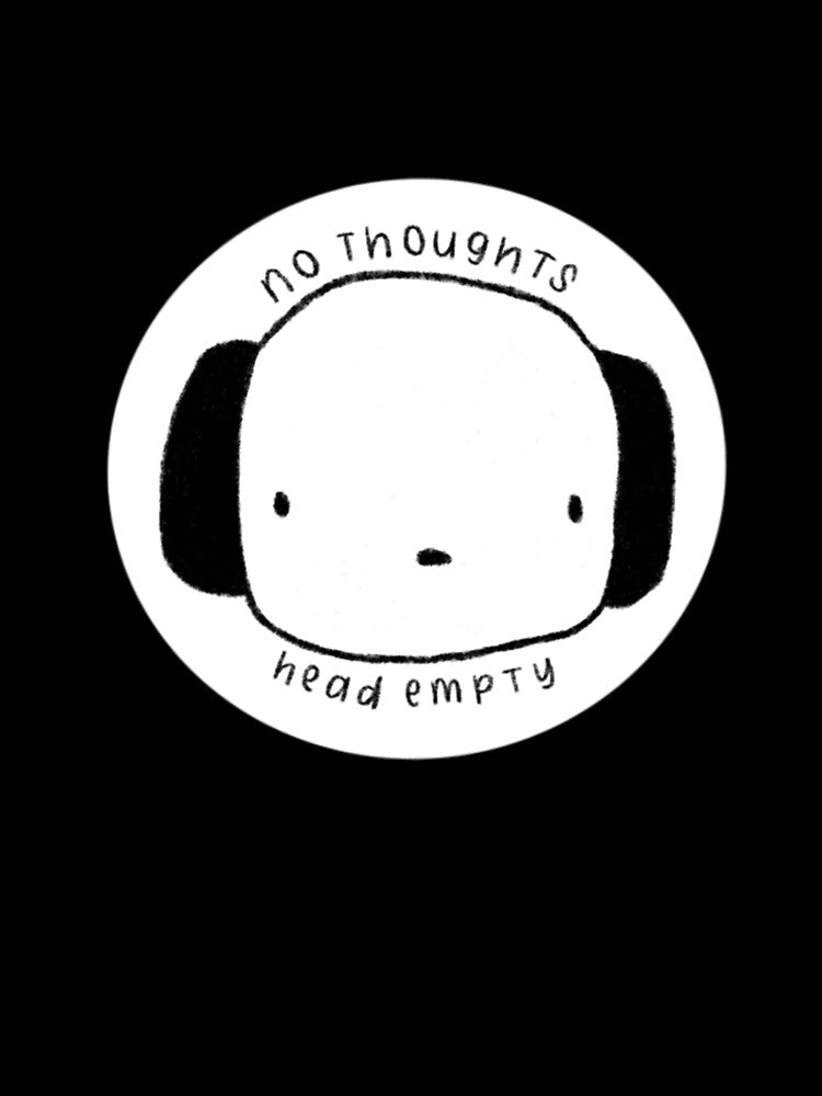 no thoughts head empty pup by divinechey