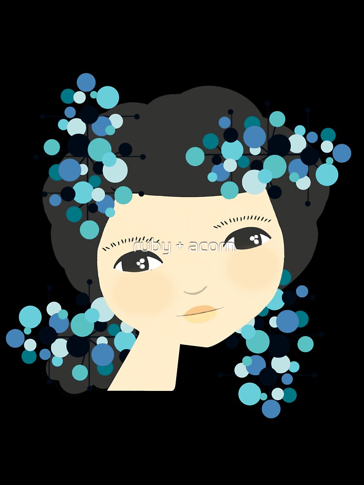 Science Girl (Blue) by ruby + acorn