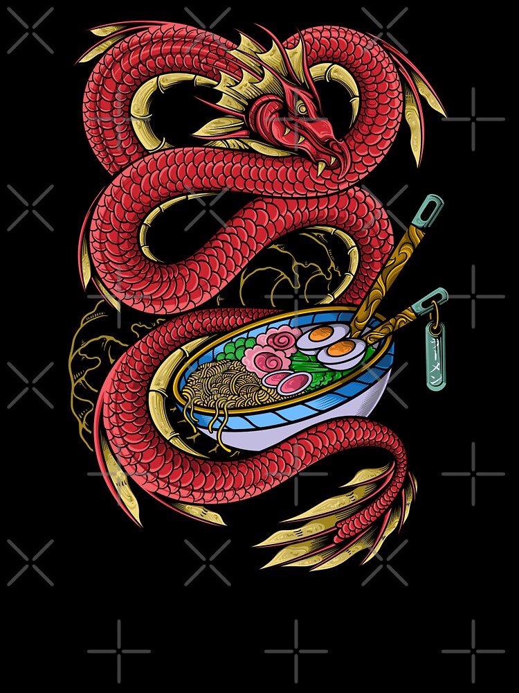 Red Dragon and Ramen by nando270