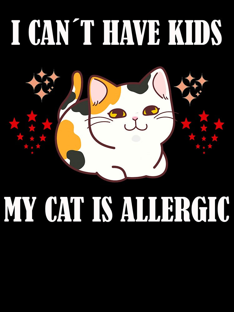 Cat Mom Tshirt - Cat Allergy Tshirt by VicAndSteam
