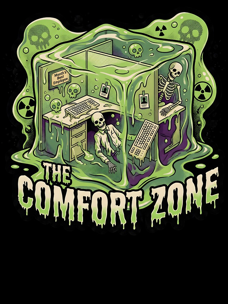 The Comfort Zone | Toxic Workplace & Corporate Horror Art by GhostMode404