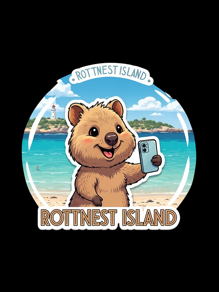 Smiling Quokka Cartoon: A Funny and Adorable WA Design by Digital Dreams Arts