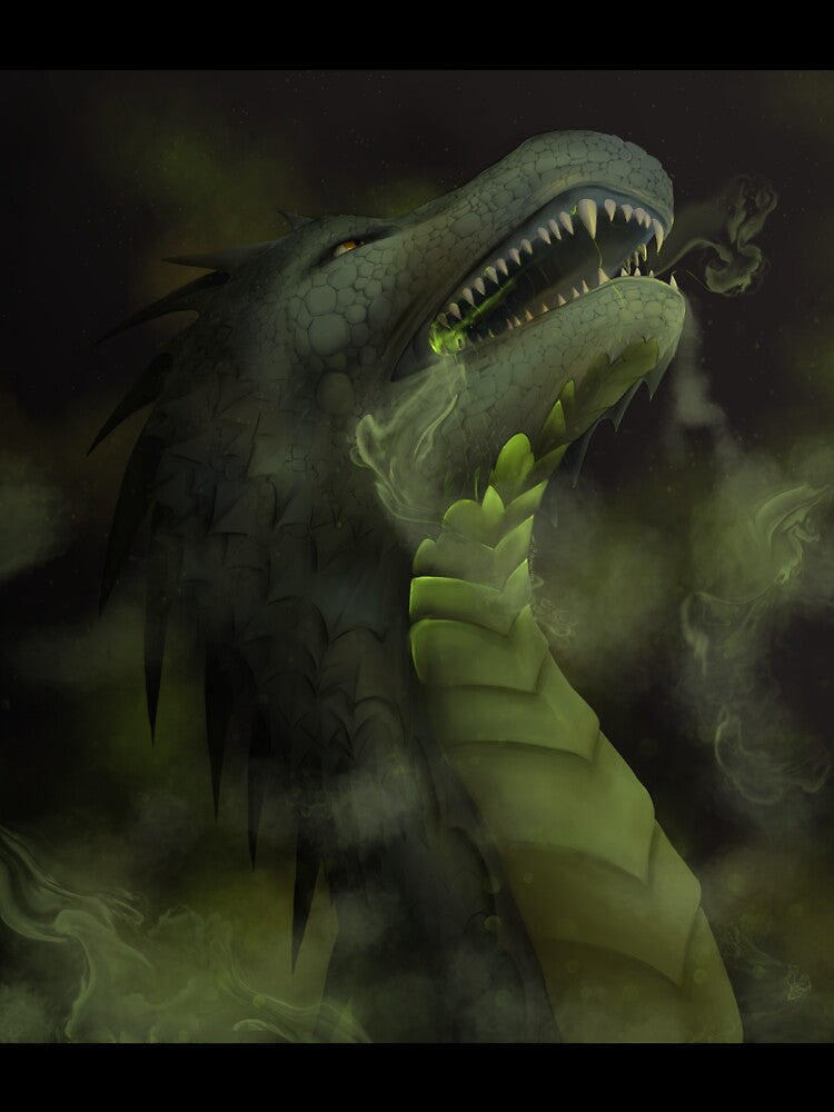 Green Dragon by StaticKlingShop
