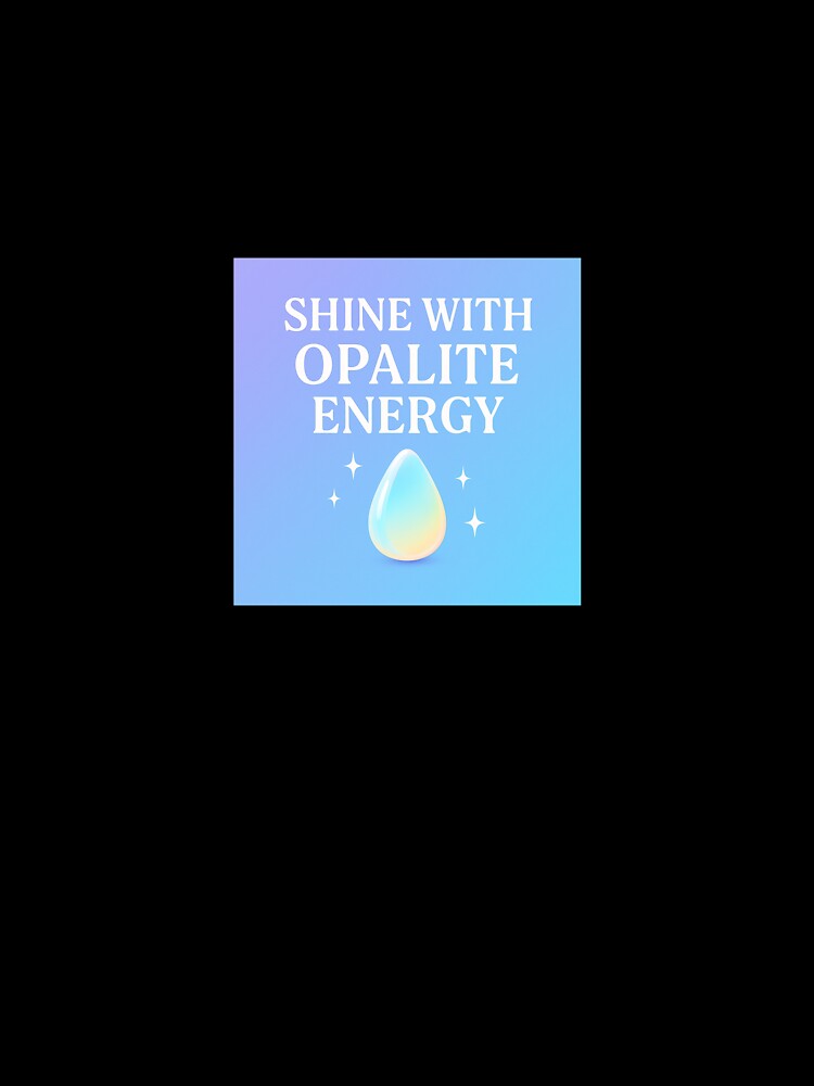 ✨ Shine with Opalite Energy – Positive Vibes Crystal Design by LoaiArt