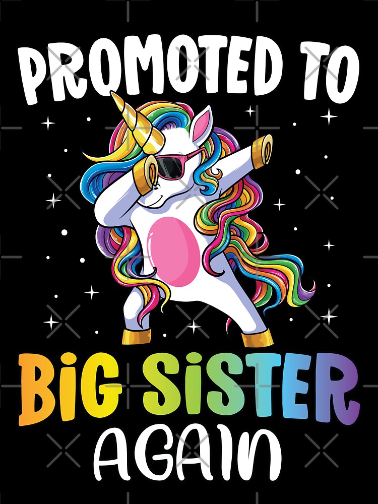Promoted to Big Sister Again Dabbing Unicorn Older Sister by mejeoshop