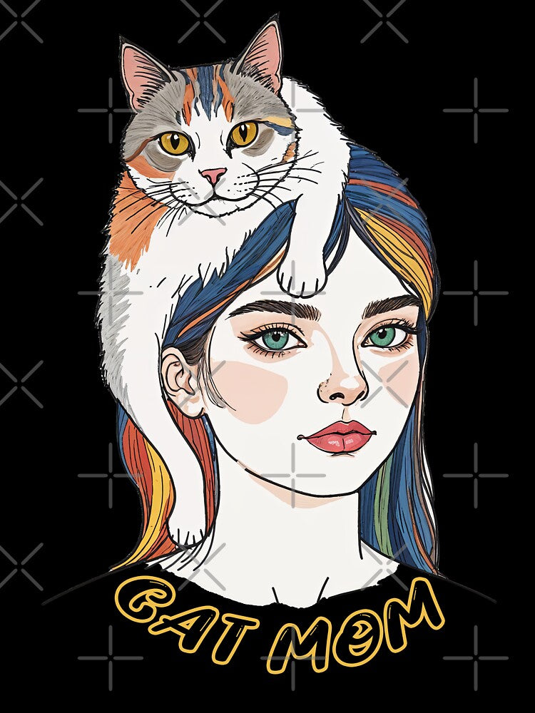 cat mom by TeeARTHY