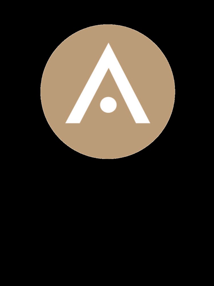 Light Coffee Brown Aveda Logo by Dalaura