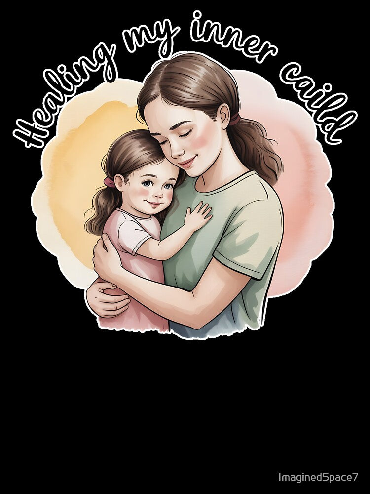 Healing My Inner Child T-Shirt | Inner Child Healing | Reparenting Soft Watercolor Shirt by ImaginedSpace7