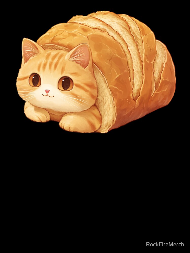 Anime Cat Bread Loaf by RockFireMerch