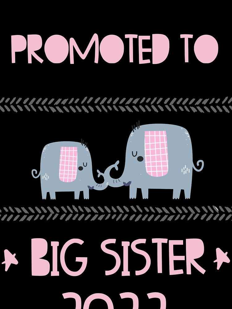 Big Sister 2022 Elefant for Pregnancy Announcement by Alpmedia