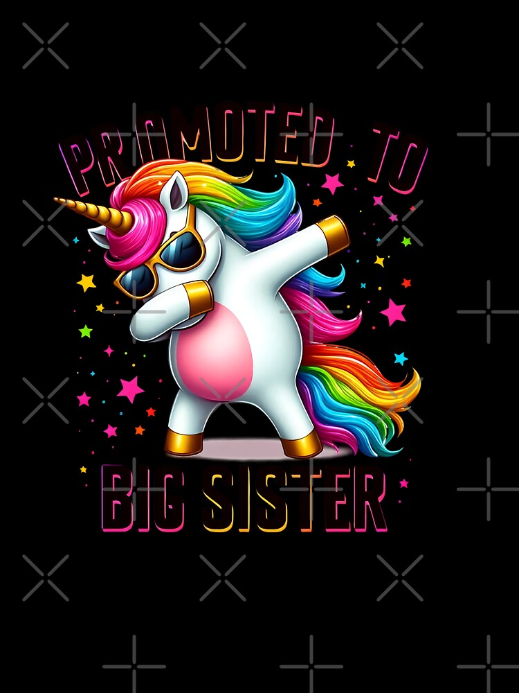 Promoted to Big Sister Unicorn - Adorable and Magical Design by svarupa