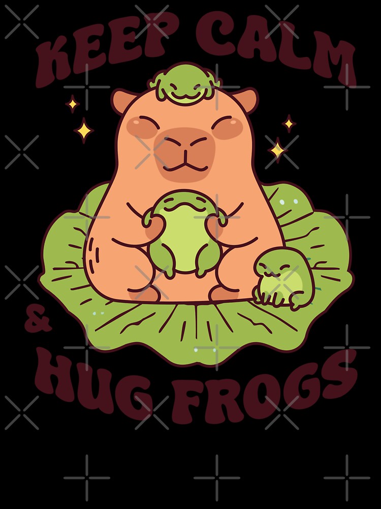 Keep Calm and Hug Frogs by chillaxcats