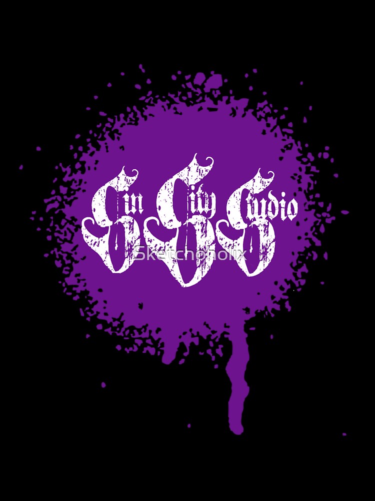 Sin City Tattoo Studio PURPLE SPLASH by Sketchoholix