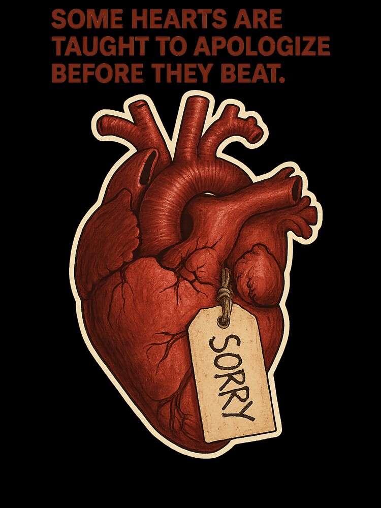Anatomical Heart with "Sorry" Tag by ac3iongDcreator
