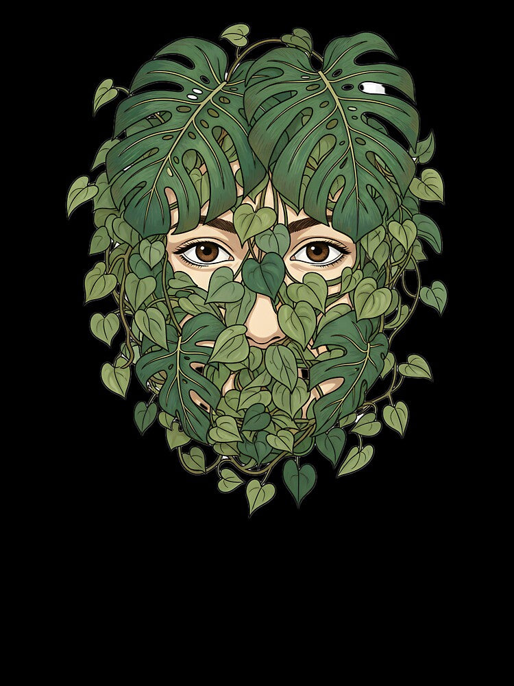 Plant Mom Jungle - Monstera Leaf Hiding by uniqueworkz