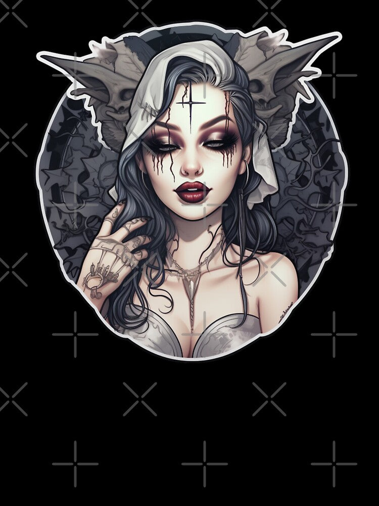 Inked Girl Tattooed Cyberpunk by Nightarcade