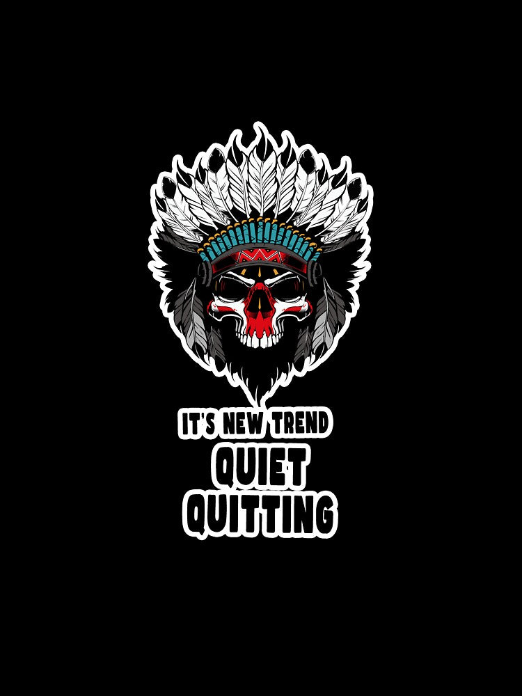 Quiet Quitting Feather Mask by PodiShawna