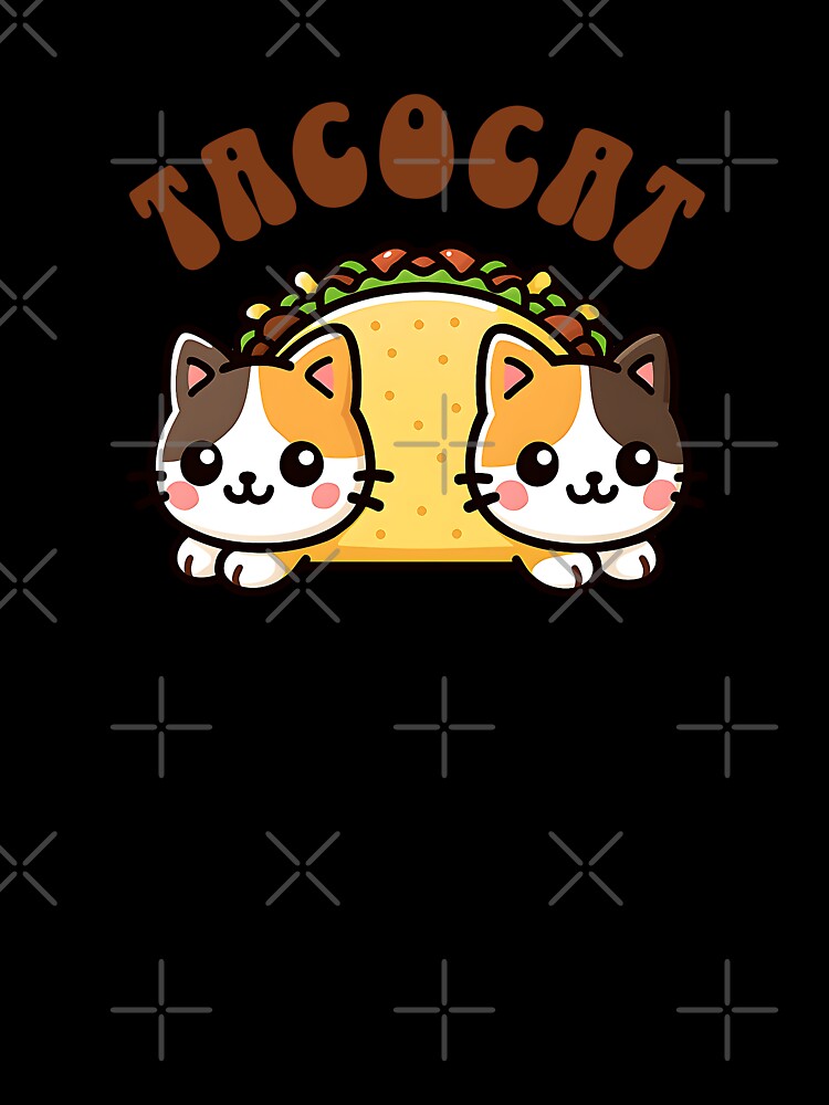 Taco Cat – Cute Kawaii Cat Taco | Funny Food Illustration by dudelinart