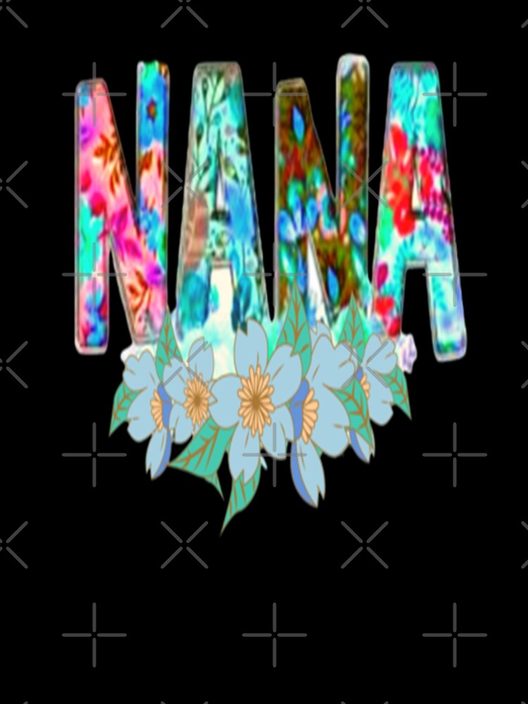 Nana Floral Word Design, Bohemian Mothersday Stepmom Mothersday, Super Mom Super Wife Mothersday by Adri Barnard