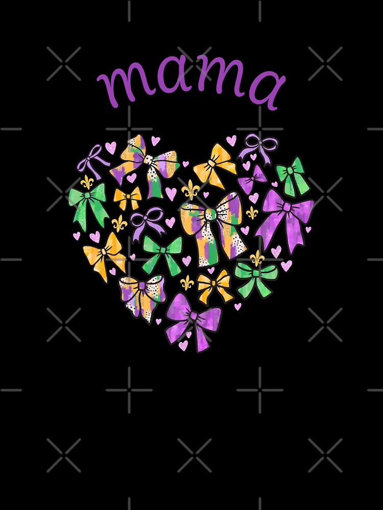 Mama Bow Heart - Sweet Mother's Day Gift Design by cabana.space
