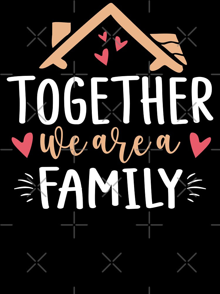Matching Family Gathering Together We Are Family Heart House Cute by alenaz
