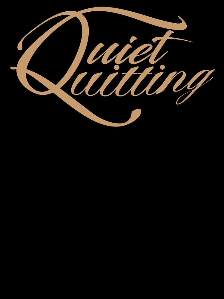 Quiet Quitting Art Design by Zareen Sayyed