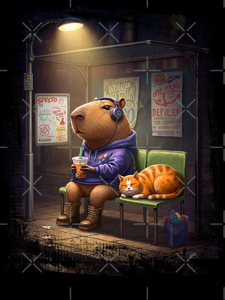 Capybara Lo-Fi Chill Vibes by HexOne
