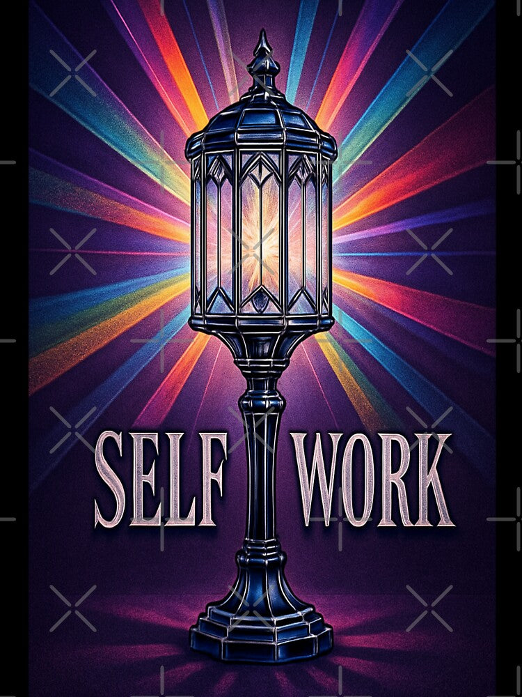 Shadow Work Sanctuary - Gothic Therapy Glow Art by TONSNAP