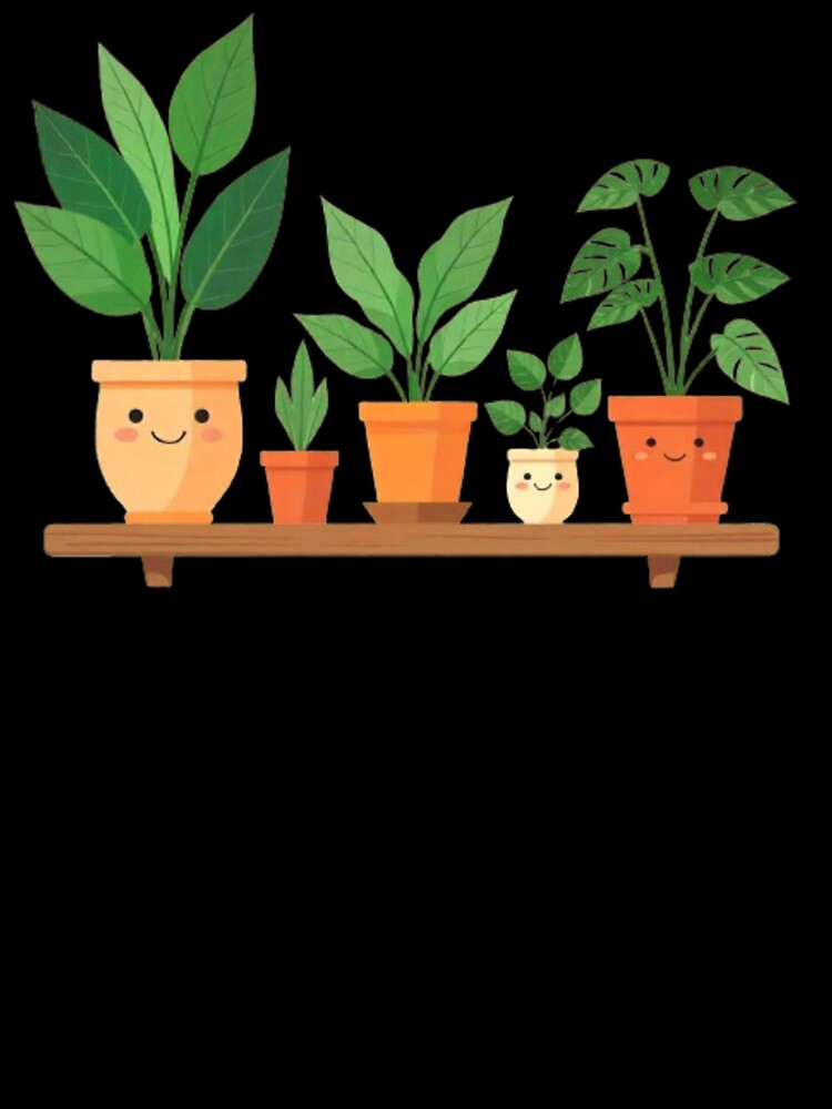 Cute Houseplant Art for Plant Moms Dads and Green Lovers by Mytrustiq