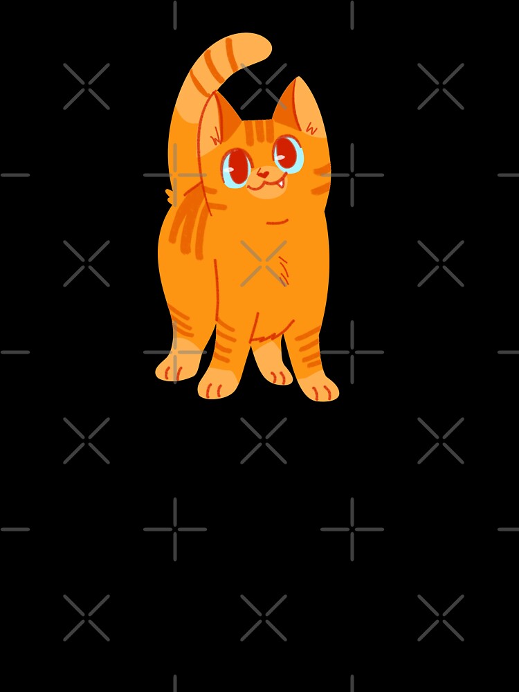 orange cute cartoon cat by Wildwind-style