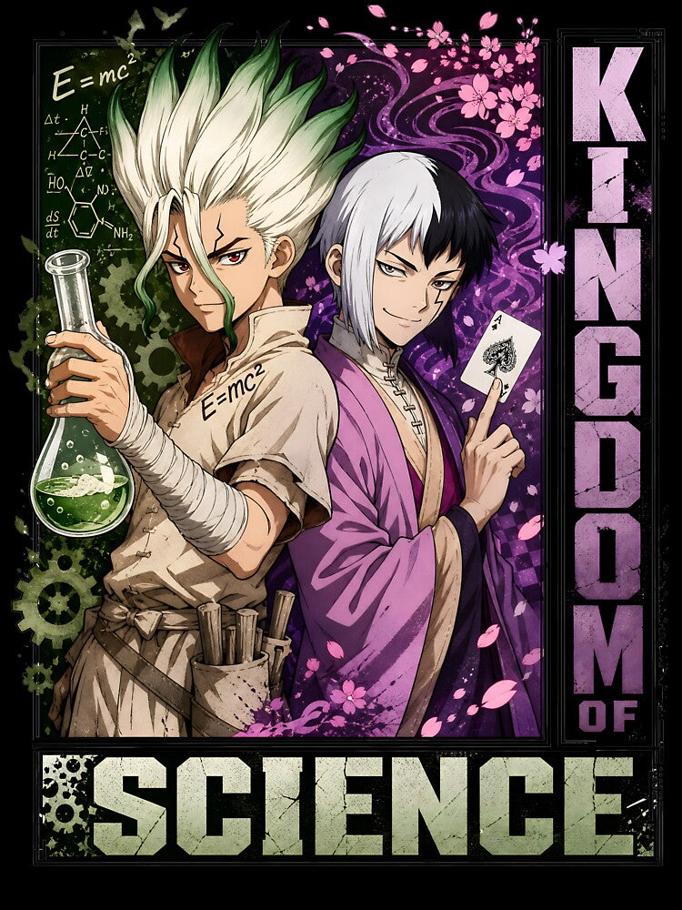 Kingdom of Science Anime Duo Graphic Art by sidki-SDK