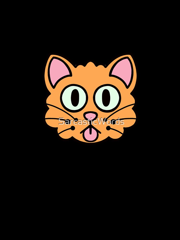 No Thoughts Head Empty - Orange Cat Edition by SarcasticWords