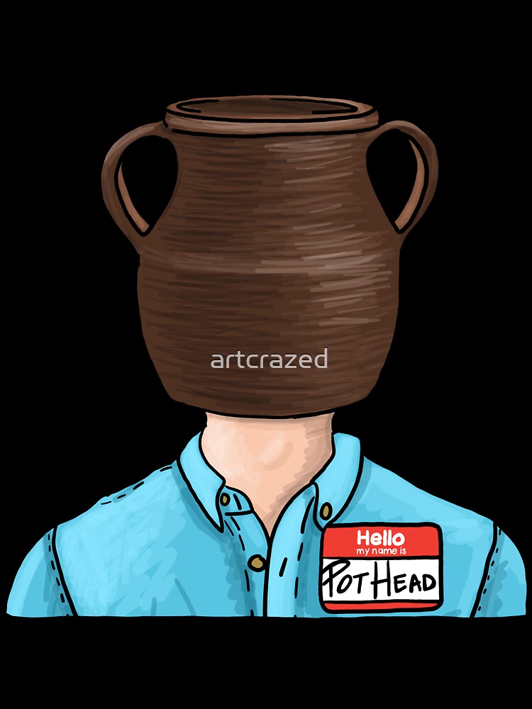 Pot Head Pottery Clay Artist Sticker by artcrazed