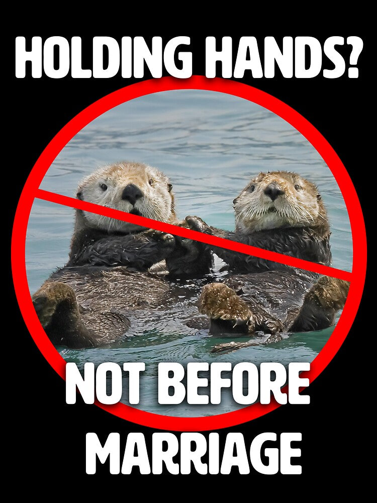 Holding Hands? Otter Shirt by TheIronyCloset